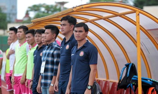 HLV Tài Em đã chính thức nói lời chia tay CLB Sài Gòn sau chuỗi thành tích bết bát của đội bóng. Ảnh: VPF