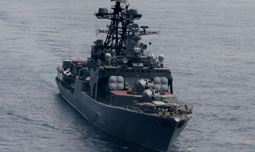 Chiến hạm Đô đốc Vinogradov. Ảnh: Sputnik