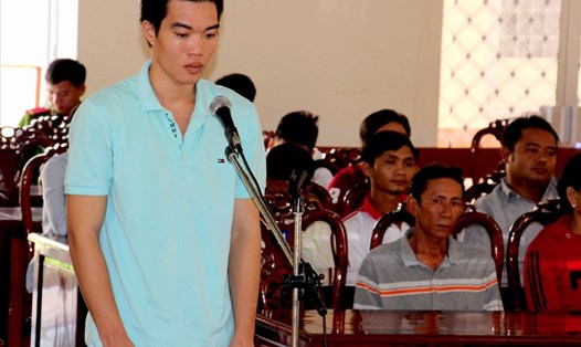 Lâm Văn Đởi trước phiên tòa. (Ảnh:TS)