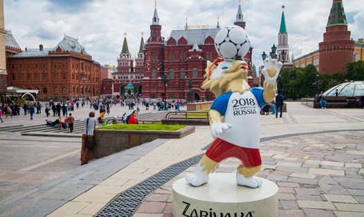 Các tour du lịch sang Nga xem bóng đá và tham quan đều cháy vé tại thời điểm này. Ảnh: TL