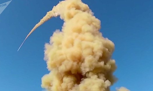 Hình ảnh một vụ thử tên lửa hiện đại của Nga. Ảnh: Sputnik