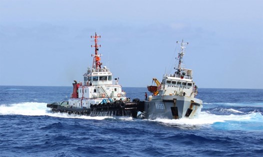 5 ngư dân đang mất tích trên vùng biển Nha Trang khi va chạm với tàu lạ. Ảnh minh họa.