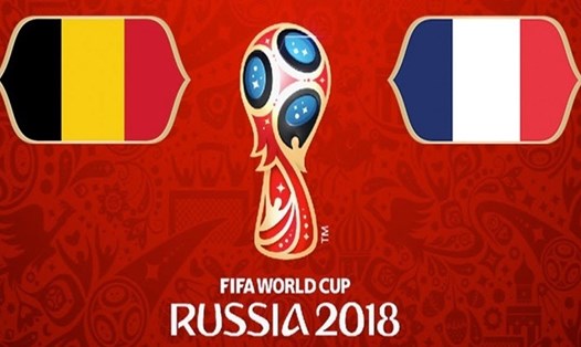 Trận bán kết 1 World Cup 2018 giữa Bỉ và Pháp.