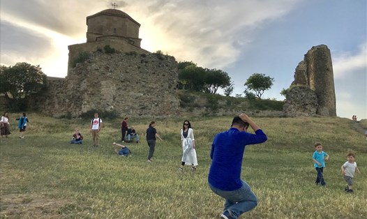 Tu viện Jvari được xây dựng từ thế kỷ thứ 6. Ảnh: H.V.M