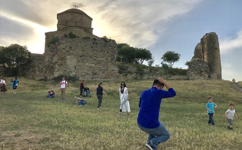 Tu viện Jvari được xây dựng từ thế kỷ thứ 6. Ảnh: H.V.M