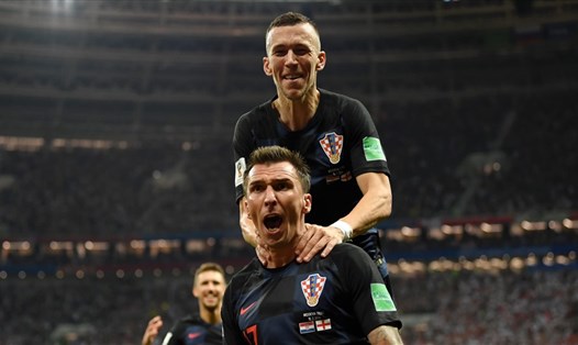 Bàn thắng quyết định của Mandzukic giúp Croatia lần đầu lọt vào chung kết World Cup. Ảnh: FIFA 