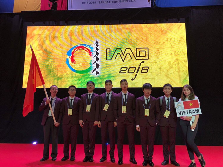Học sinh Việt Nam giành 6 huy chương tại Olympic Toán học quốc tế năm 2018