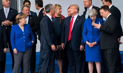 Hội nghị thượng đỉnh NATO diễn ra từ ngày 11-12.7 tại Brussels, Bỉ. Ảnh: NYT