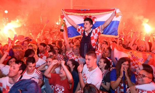 Người Croatia ăn mừng ĐT lần đầu vào chung kết World Cup. Ảnh: FIFA
