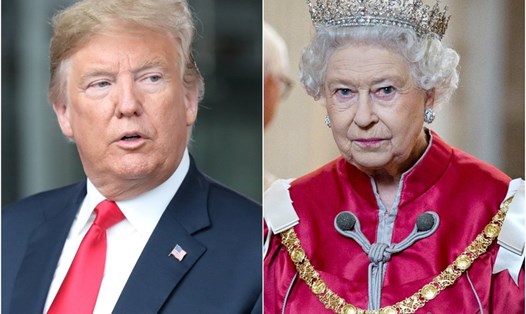 Tổng thống Donald Trump sẽ có cuộc gặp Nữ hoàng Elizabeth trong chuyến thăm Anh. Ảnh: Reuters