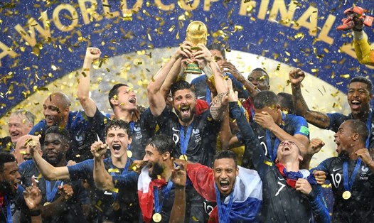 Pháp giành chức vô địch sau chiến thắng 4-2 trước Croatia. Ảnh: FIFA.
