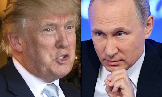 Tổng thống Mỹ Donald Trump và Tổng thống Nga Vladimir Putin. Ảnh: AFP. 