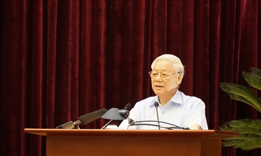 Tổng Bí thư Nguyễn Phú Trọng. Ảnh T.V