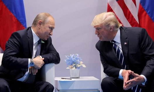 Thượng đỉnh giữa Tổng thống Mỹ Donald Trump và Tổng thống Nga Vladimir Putin diễn ra tại Phần Lan ngày 16.7. Ảnh: Reuters