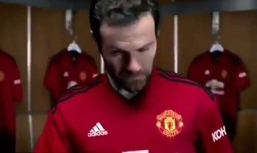 Mata xuất hiện trong video quảng cáo áo đấu mới. 