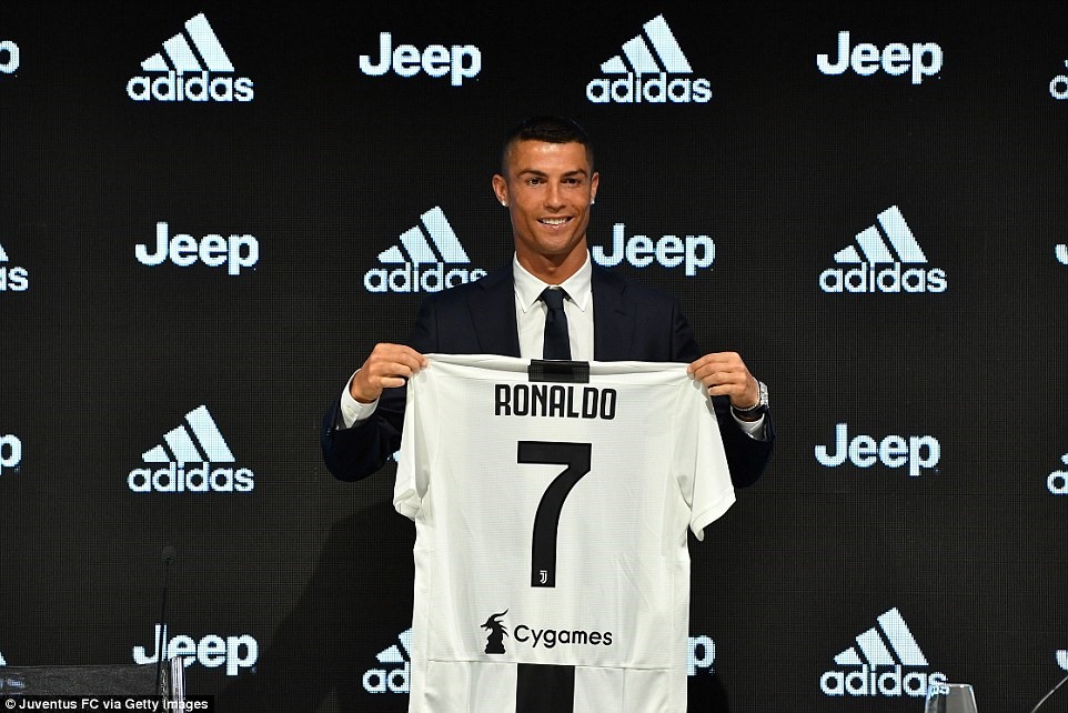 Chọn ngay Hình ảnh Ronaldo cầm áo tràn đầy nhiệt huyết