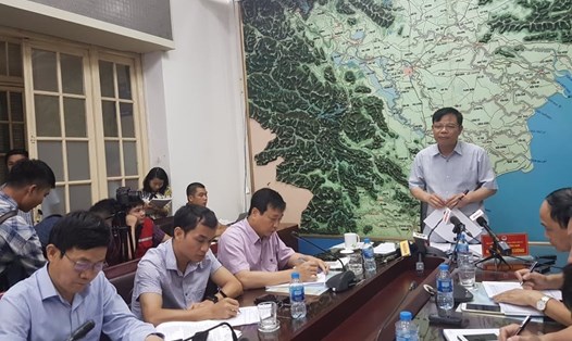 Bộ trưởng Bộ NNPTNT Nguyễn Xuân Cường đặc biệt lưu ý các địa phương và các lực lượng chức năng chủ động phương án ứng phó với bão số 3. Ảnh: KH.V