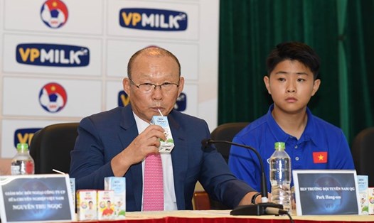 HLV Park Hang-seo khiêm tốn đặt mục tiêu cho ĐT Olympic Việt Nam. Ảnh: M.T