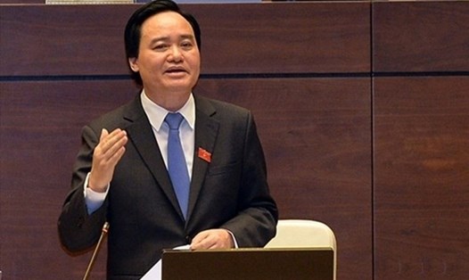 Bộ trưởng Phùng Xuân Nhạ họp với lãnh đạo Ban chỉ đạo kỳ thi THPT quốc gia năm 2018.