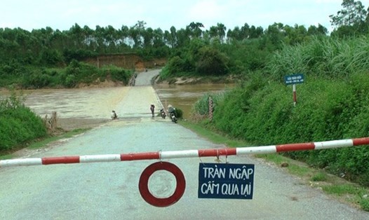 Sau bão số 3, trên địa bàn Nghệ An đã có nhiều nơi bị chia cắt. Ảnh: L.G