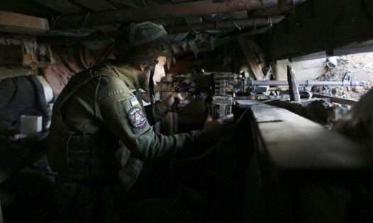 Một binh sĩ Ukraina. Ảnh: AFP. 