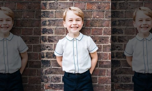 Hoàng tử Anh tròn 5 tuổi ngày hôm nay (22.7). Ảnh: Điện Kensington. 