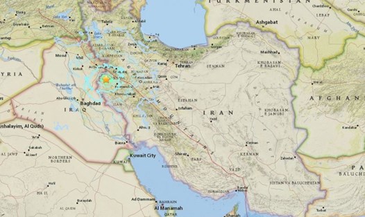 Động đất với thương vong lên tới gần 300 người ở Iran. Ảnh: ST. 