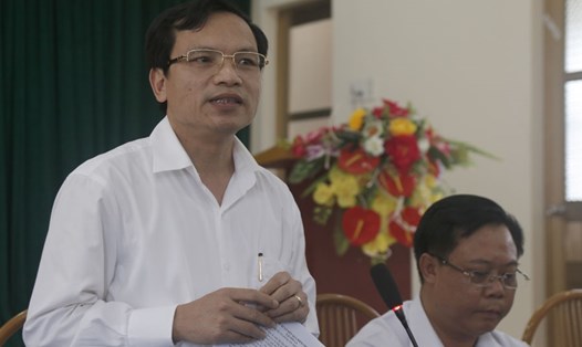 Ông Mai Văn Trinh - Cục trưởng Cục Quản lý chất lượng (Bộ Giáo dục và Đào tạo). Ảnh: Văn Phú