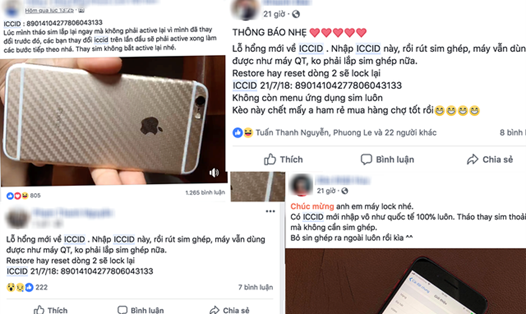 Cộng đồng iPhone ở Việt Nam chia sẻ thông tin về mã code mở khóa iPhone khóa mạng
