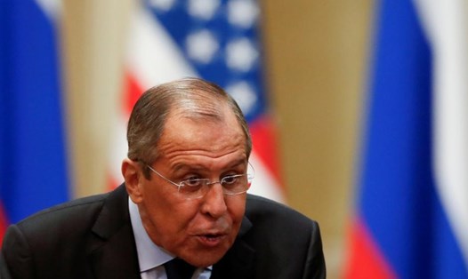 Ngoại trưởng Nga Sergei Lavrov. Ảnh: Reuters. 