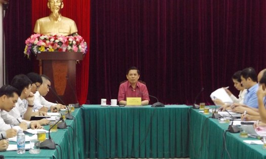Bộ trưởng Bộ GTVT phát biểu chỉ đạo tại cuộc họp - Ảnh: baogiaothong