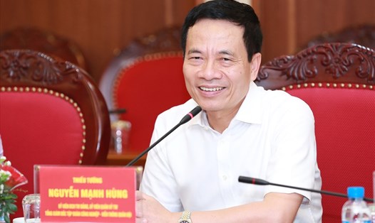 Ông Nguyễn Mạnh Hùng vừa được chỉ định giữ chức Bí thư Ban cán sự Đảng Bộ TTTT. Ảnh: HẢI NGUYỄN