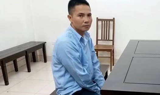 Bị cáo Nguyễn Trọng Mạnh tại tòa. Ảnh: Lâm Vinh.