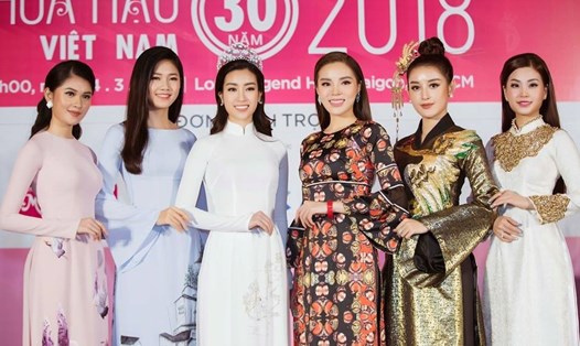 Dàn người đẹp bước ra từ cuộc thi Hoa hậu Việt Nam. Ảnh: BTC.