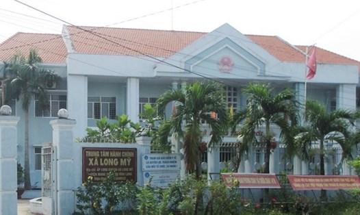 Trụ sở UBND xã Long Mỹ, nơi ông Nguyễn Thái Anh công tác (ảnh: P.V)