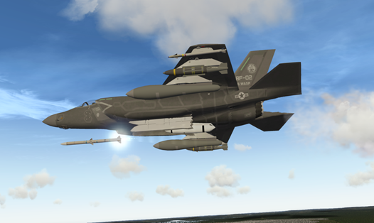 Máy bay tiêm kích tàng hình tối tân nhất của Mỹ F-35 - Ảnh: TACC 