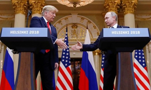 Tổng thống Donald Trump và Tổng thống Vladimir Putin. Ảnh: Reuters. 