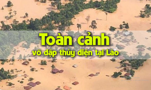 Toàn cảnh vỡ đập thủy điện tại Lào