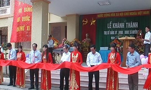 Trụ sở UBND xã Huyền Sơn, nơi ông Vinh công tác (Ảnh: Trang thông tin điện tử huyện Lục Nam).