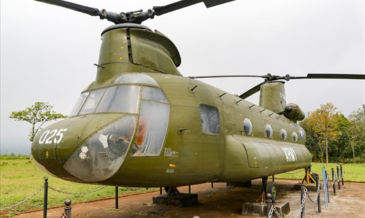 Trực thăng Mỹ được trưng bày tại Khe Sanh.