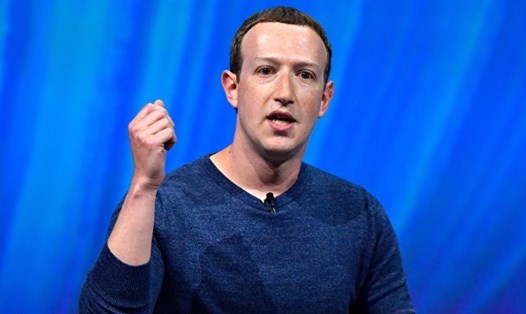 Ông chủ mạng xã hội Facebook Mark Zuckerberg - Ảnh: AFP