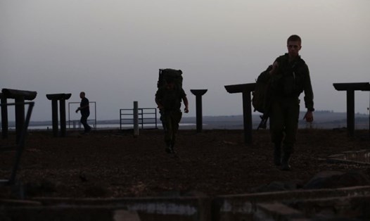 Các binh sĩ Israel trên cao nguyên Golan. Ảnh: AFP. 