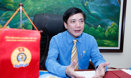 Ủy viên TƯ Đảng, Chủ tịch Tổng LĐLĐVN Bùi Văn Cường. Ảnh: Đăng Huỳnh