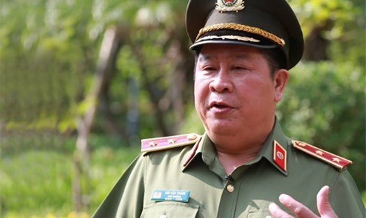 Trung tướng Bùi Văn Thành, Thứ trưởng Bộ Công an. Ảnh: Ngọc Thành.