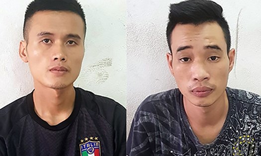 Hai đối tượng Nguyễn Văn Huy (trái) và Nguyễn Văn Quy. Ảnh: Công an tỉnh Quảng Ninh cung cấp.