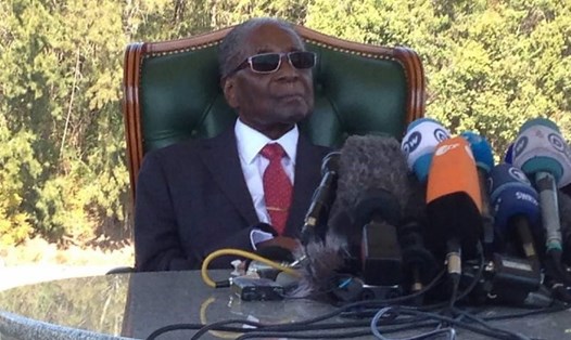 Cựu Tổng thống Zimbabwe Robert Mugabe. Ảnh: AFP.
