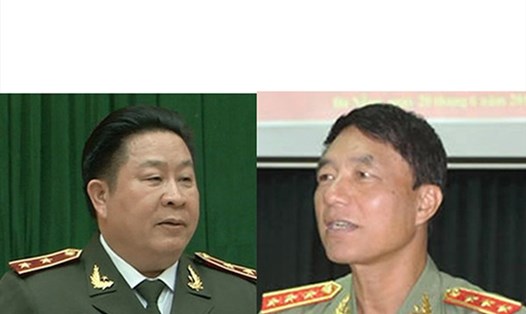 Ông Bùi Văn Thành (trái) và ông Trần Việt Tân (phải). Ảnh: A.C