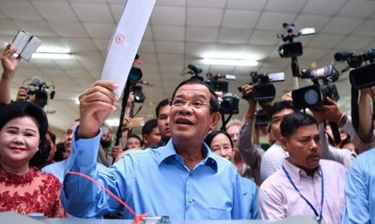Thủ tướng Hun Sen - Ảnh: AFP