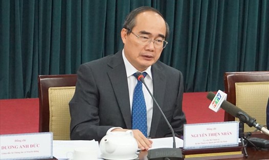 Bí thư Thành ủy TPHCM Nguyễn Thiện Nhân. Ảnh: M.Q