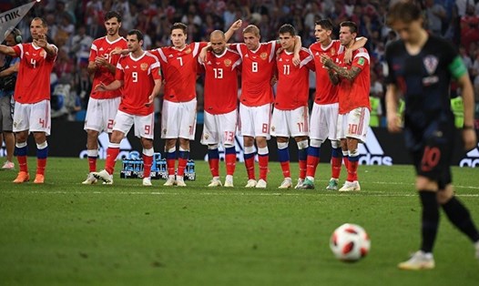 Đội tuyển Nga đã bị thua đáng tiếc ở tứ kết.